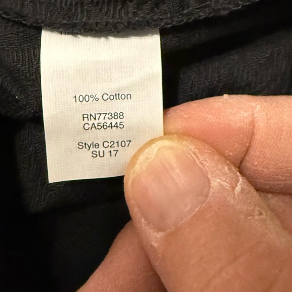 J. Crew Black Cotton 100% Cotton Shorts 6 with side pockets - Picture 6 of 9